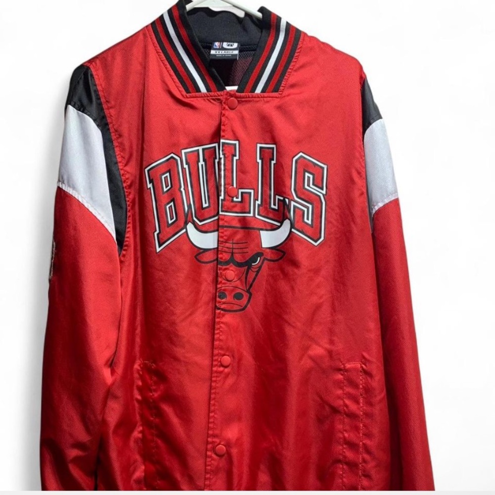 Bulls Red Varsity Jacket